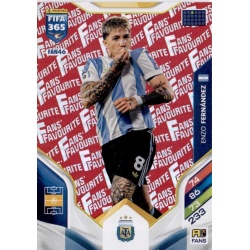 Enzo Fernández Fan Favourite Red Argentina FAN46