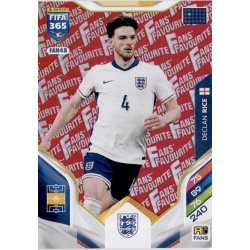 Declan Rice Fan Favourite Red Inglaterrra FAN48