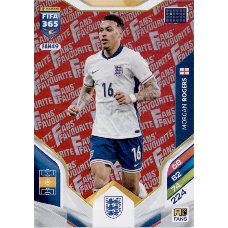 Morgan Rogers Fan Favourite Red England FAN49