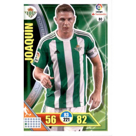 Joaquín Betis 80 Adrenalyn XL La Liga 2016-17