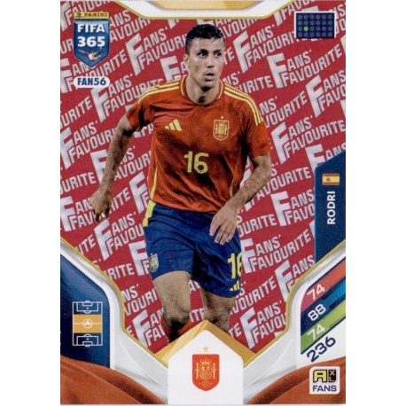 Rodri Fan Favourite Red España FAN56