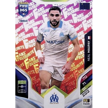 Neal Maupay Fan Favourite Red Olympique Marsella FAN60