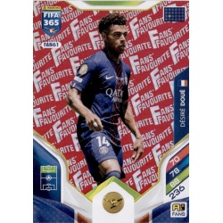 Désiré Doué Fan Favourite Red PSG FAN61