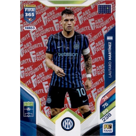 Lautaro Martínez Fan Favourite Red Inter Milan FAN63