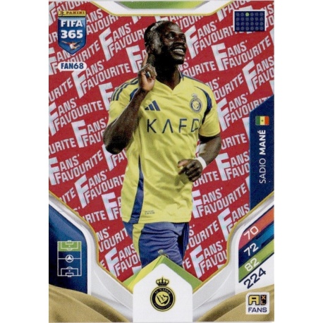 Sadio Mané Fan Favourite Red Al-Nassr FC FAN68