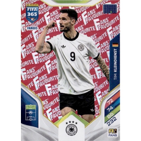 Tim Kleindienst Fan Favourite Red Alemania FAN80