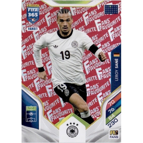 Leroy Sané Fan Favourite Red Alemania FAN81