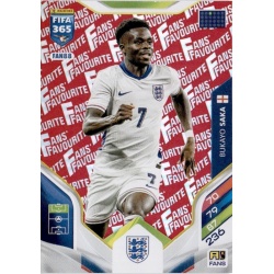 Bukayo Saka Fan Favourite Red England FAN88