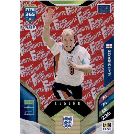 Alan Shearer Fan Favourite Red England FAN89
