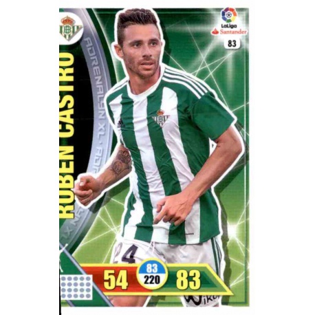 Rubén Castro Betis 83 Adrenalyn XL La Liga 2016-17