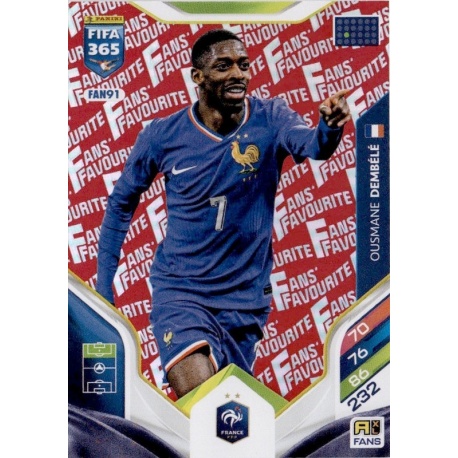 Ousmane Dembélé Fan Favourite Red France FAN91