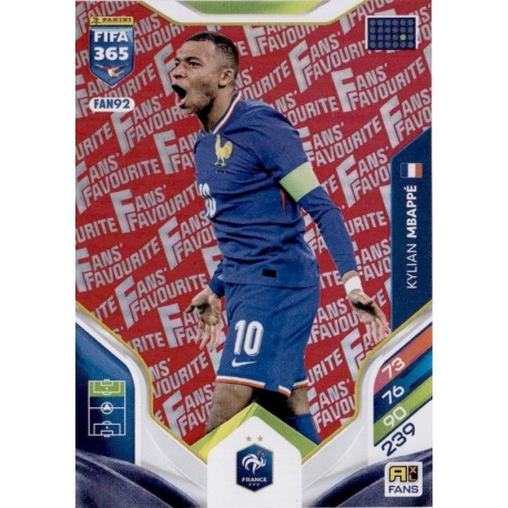 Kylian Mbappé Fan Favourite Red France FAN92