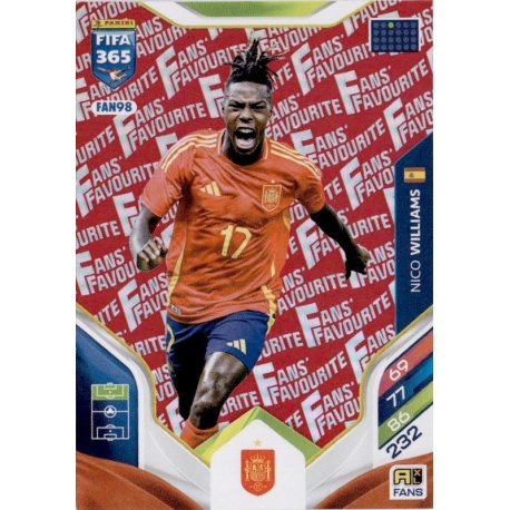 Nico Williams Fan Favourite Red España FAN98