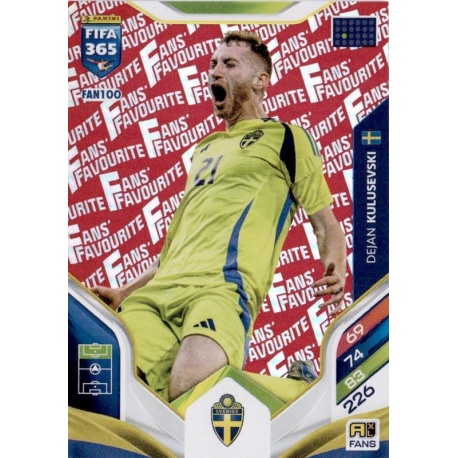 Dejan Kulusevskin Fan Favourite Red Suecia FAN100