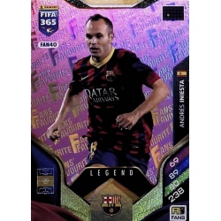 Andrés Iniesta Fan Favourite Pink Barcelona FAN40