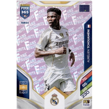 Aurélian Tchouaméni Fan Favourite Pink Real Madrid FAN44