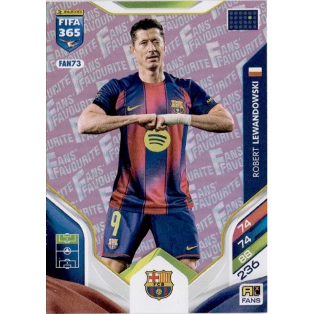 Robert Lewandowski Fan Favourite Pink Barcelona FAN73