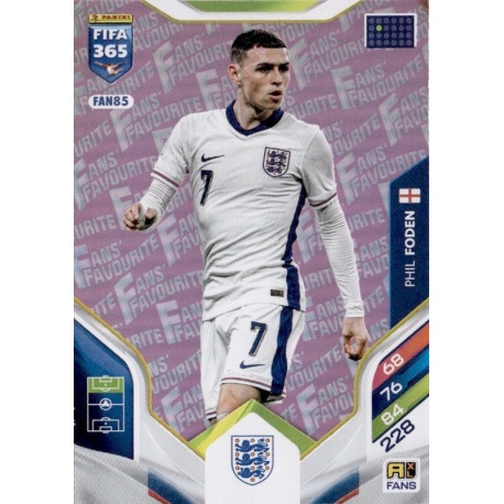 Phil Foden Fan Favourite Pink England FAN85