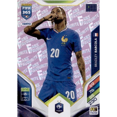 Bradley Barcola Fan Favourite Pink France FAN90