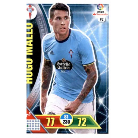 Hugo Mallo Celta 92 Adrenalyn XL La Liga 2016-17