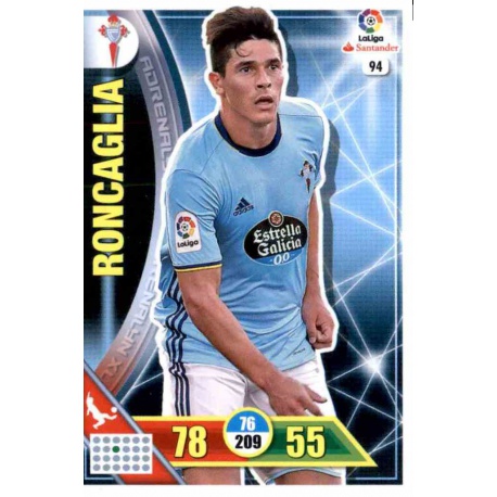 Roncaglia Celta 94 Adrenalyn XL La Liga 2016-17