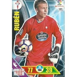 Rubén Celta 102 Adrenalyn XL La Liga 2016-17