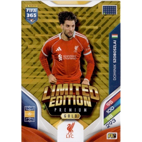 Dominik Szoboszlai Premium Gold Limited Edition Liverpool