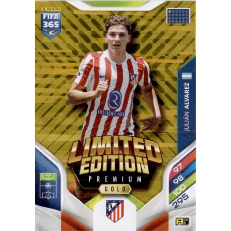 Julian Álvarez Premium Gold Limited Edition Atlético Madrid