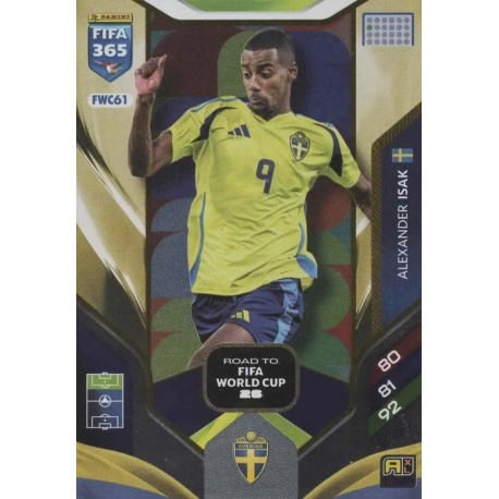 Alexander Isak Nordic Edition Sweden FWC61