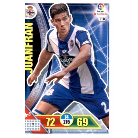 Juanfran Deportivo 110 Adrenalyn XL La Liga 2016-17