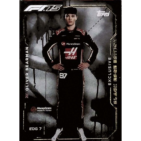 Oliver Bearman Black Edge EDG7