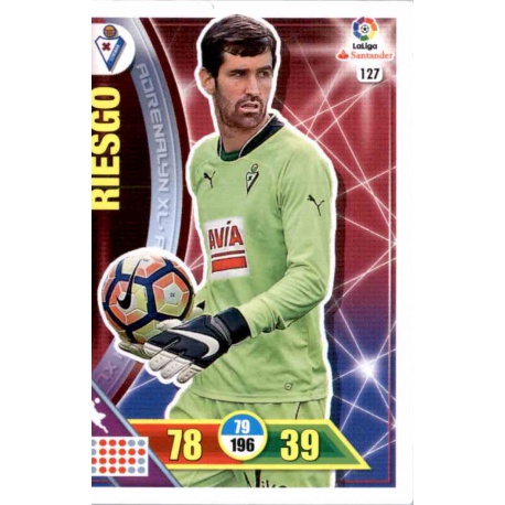 Riesgo Eibar 127 Adrenalyn XL La Liga 2016-17