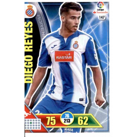 Diego Reyes Espanyol 147 Adrenalyn XL La Liga 2016-17