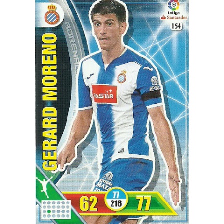 Gerard Moreno Espanyol 154 Adrenalyn XL La Liga 2016-17