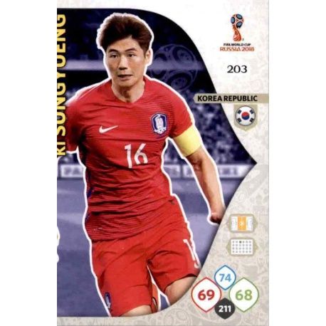 Ki Sung-Yueng Corea del Sur 203 Adrenalyn XL Russia 2018 