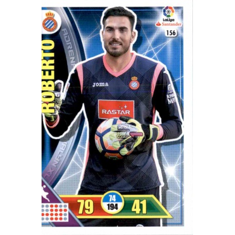 Roberto Espanyol 156 Adrenalyn XL La Liga 2016-17