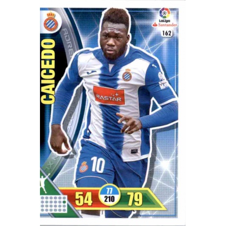 Caicedo Espanyol 162 Adrenalyn XL La Liga 2016-17