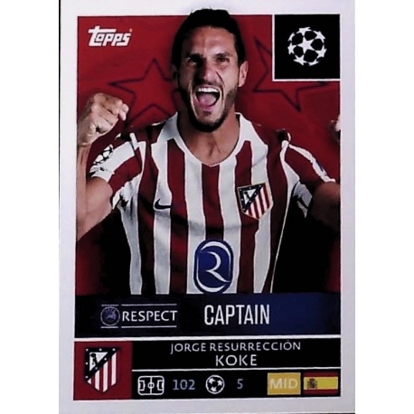 Koke Captain Atlético Madrid 113