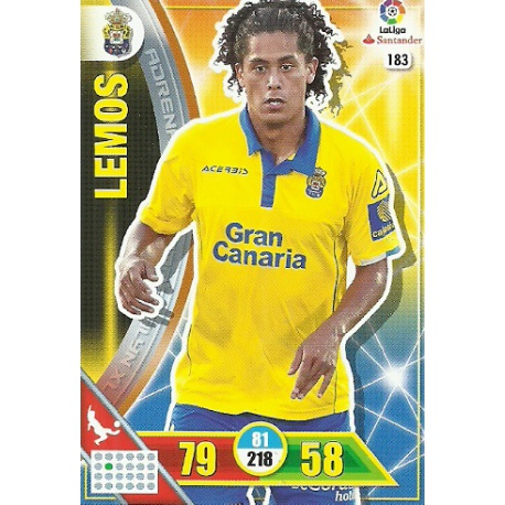 Lemos Las Palmas 183 Adrenalyn XL La Liga 2016-17