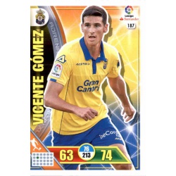 Vicente Gómez Las Palmas 187 Adrenalyn XL La Liga 2016-17