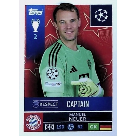 Manuel Neuer Captain Bayern Munich 197