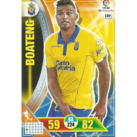 Boateng Las Palmas 189 Adrenalyn XL La Liga 2016-17