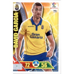 David García Las Palmas 193 Adrenalyn XL La Liga 2016-17