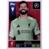 Venta Online Alisson Becker Liverpool Topps UCL Stickers 2025/26