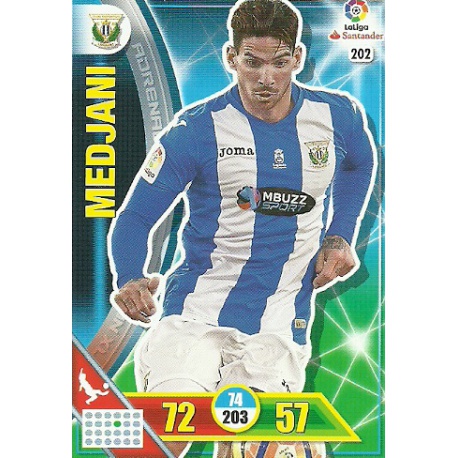 Medjani Leganés 202 Adrenalyn XL La Liga 2016-17