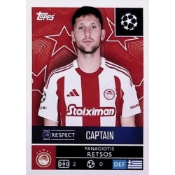 Panagiotis Retsos Captain Olympiacos 327