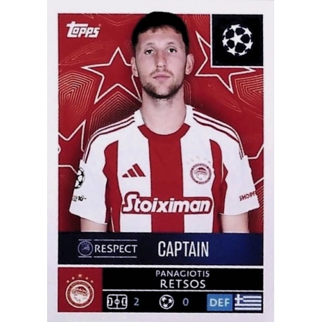 Panagiotis Retsos Captain Olympiacos 327