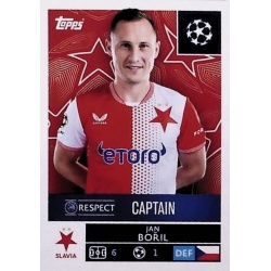 Jan Boril Captain Slavia Praga 397