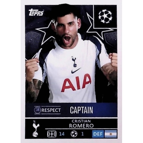 Cristian Romero Captain Tottenham Hotspur 439