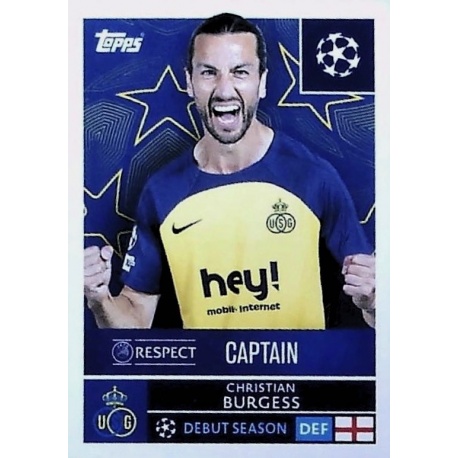 Christian Burgess Captain Union Saint Gilloise 453